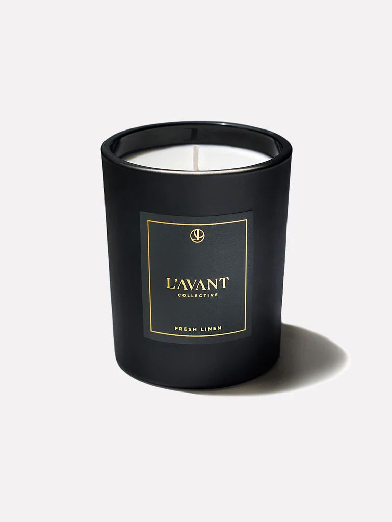 Fresh Linen Candle - Black | L'AVANT Collective