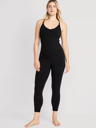 Maternity PowerChill Sleeveless 7/8-Length Jumpsuit | Old Navy (US)