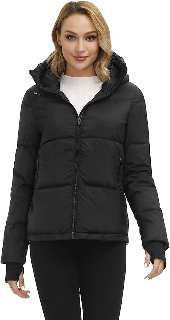 Royal Matrix Women's Lightweight Warm Winter Puffer Down Jacket Quilted Coat Athletic Running Jac... | Amazon (US)