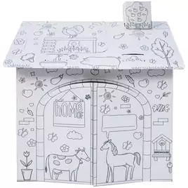Buy Chad Valley Colour In Cardboard House | Drawing and painting toys | Argos | argos.co.uk