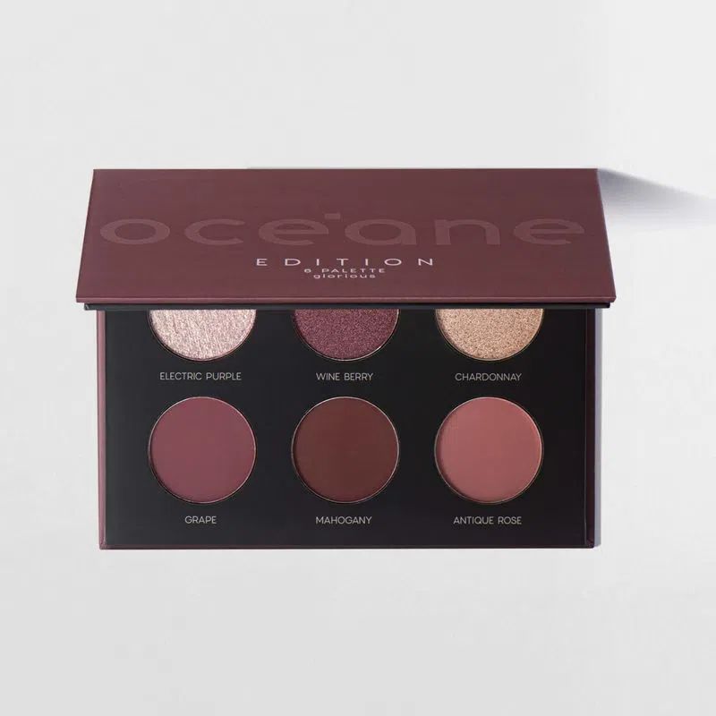 Paleta de Sombras Nude - 6 Eyeshadow Palette Glorious Océane Edition 7,8g | Oceane (BR)
