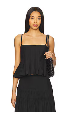 Theory Hi Low Cami Top in Black from Revolve.com | Revolve Clothing (Global)