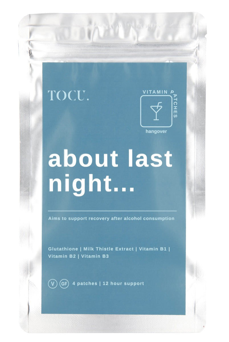 ABOUT LAST NIGHT HANGOVER VITAMIN PATCHES | Oxygen Boutique