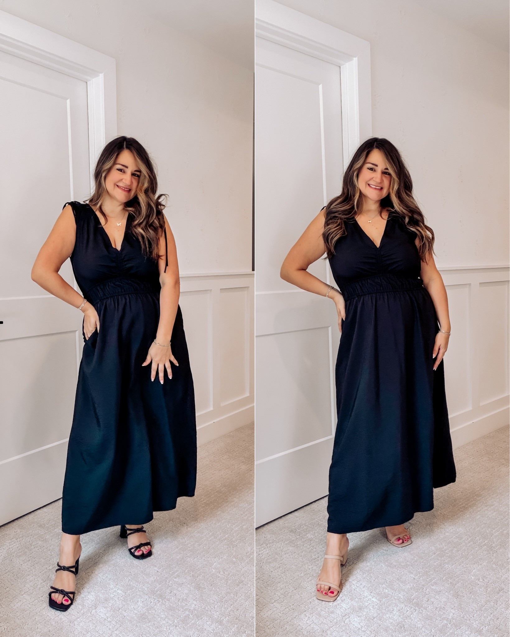 A beautiful black maxi dress to wear as an occasion dress, wedding guest dress, or date night outfit! 

Wearing a size Large

Midsize style, petite style, postpartum outfit, black dress, little black dress, target dress, target style, wedding guest dress

#LTKMidsize #LTKPetite #LTKWedding
