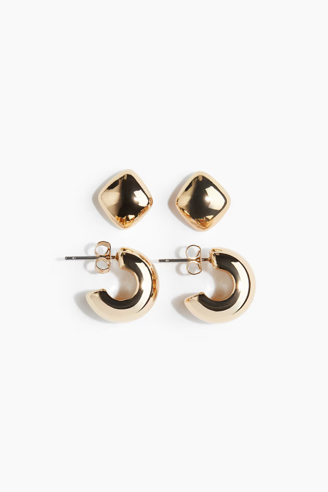 2 Pairs Earrings | H&M (US + CA)
