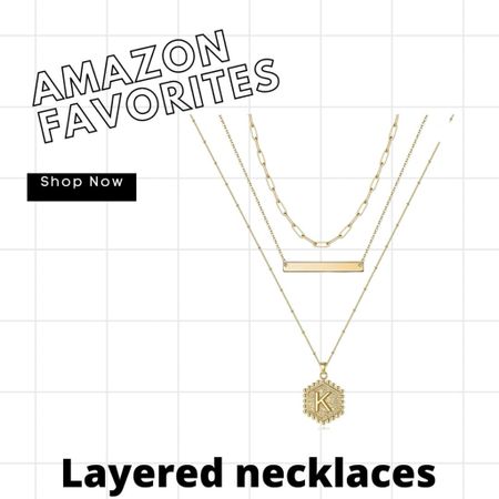 These layered necklaces from Amazon go with everything and are the perfect accessory for your spring outfit! 

Amazon accessories. Amazon necklace. Gold necklace. Layered necklaces.  

#LTKstyletip #LTKfindsunder50