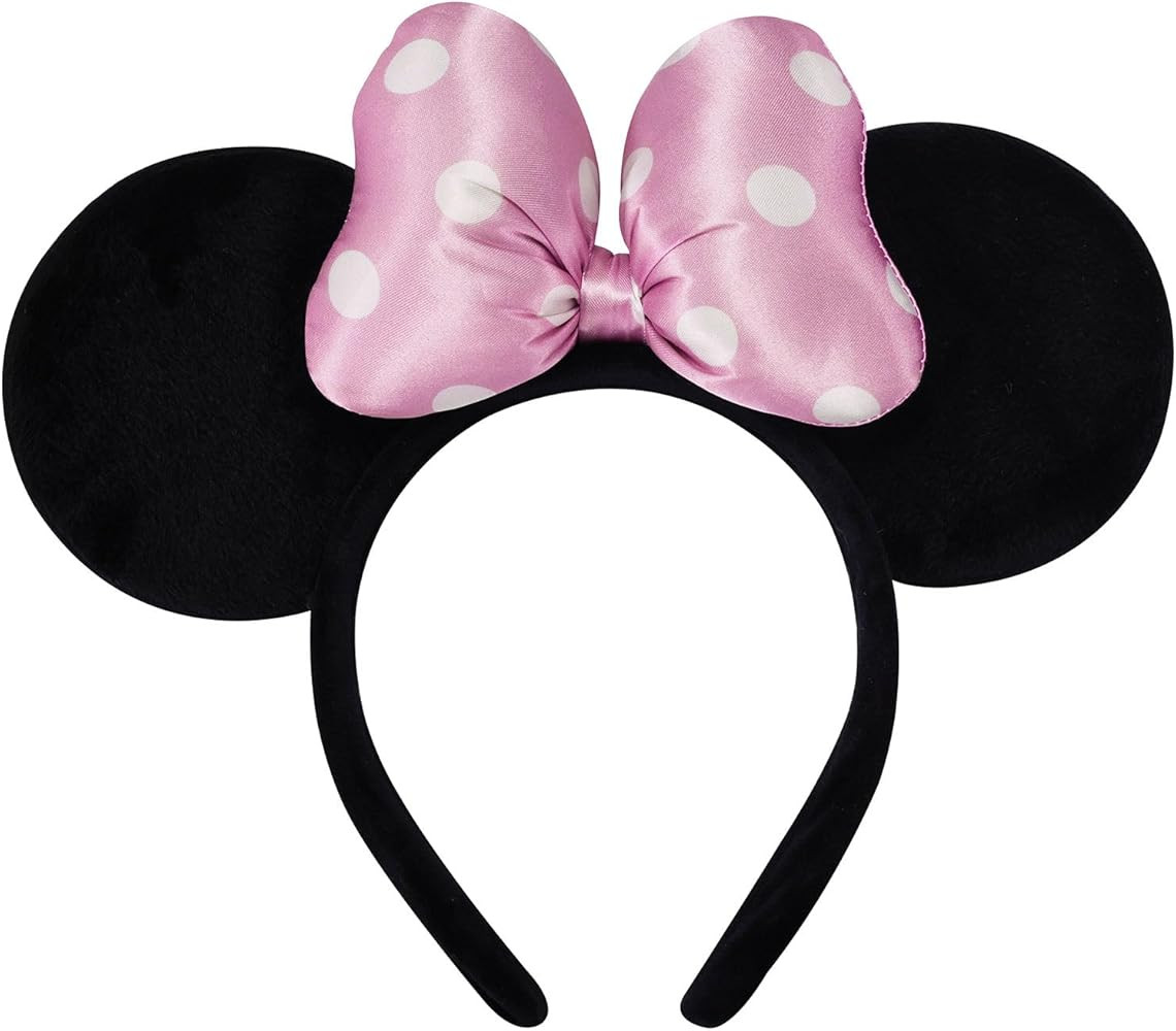 ODOCARE Handmade Mouse Ears Headband for Women and Ladies, Polka Dot Bow Minnie Ears Costume Acce... | Amazon (US)