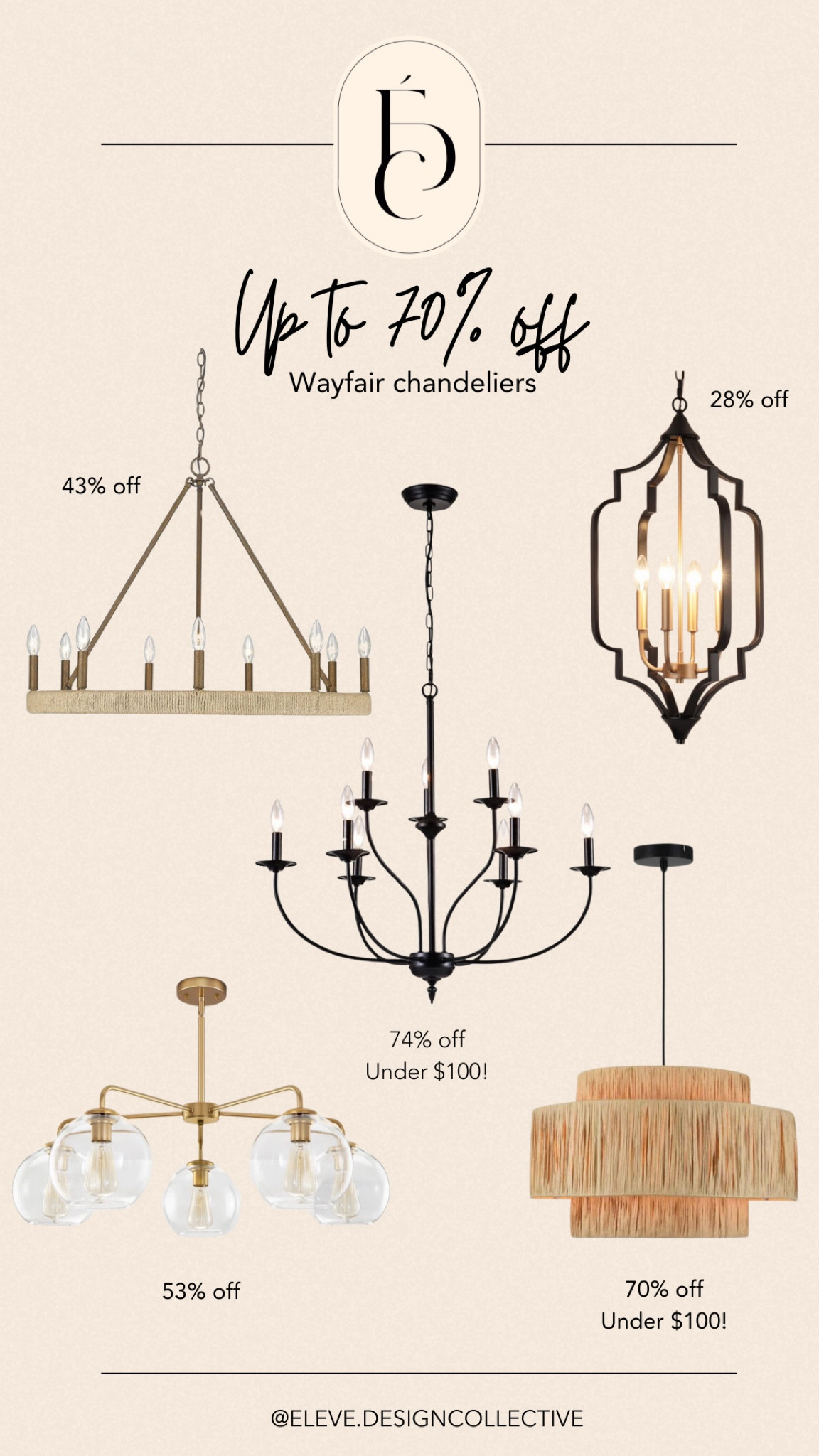 Wayfair is having a huge sale on lighting! Up to 70% off select chandeliers. 

#wayfair #ltkhome #labordaysale #chandeliers #bedroom #livingroom #diningroom #lighting

#LTKHome #LTKFallSale #LTKFindsUnder100