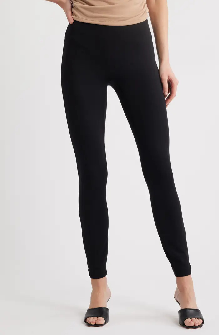 SPANXsupersmooth™ PerfectFit Ponte Zip Leggings | Nordstrom