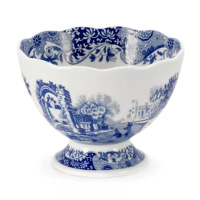 Spode® Blue Italian Footed Bowl | Bed Bath & Beyond | Bed Bath & Beyond