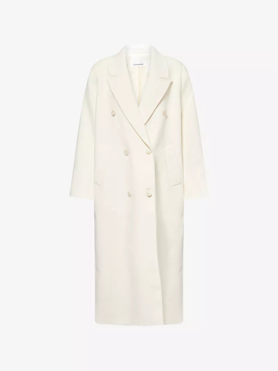 Gaia Double-Breasted Wool-Blend Coat | Selfridges
