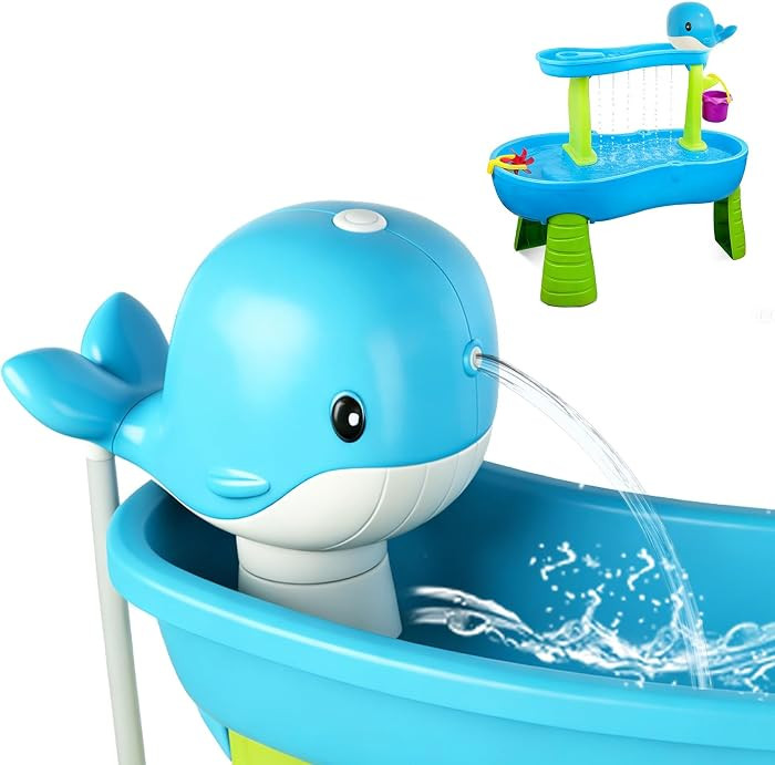 Water Table Pump,Battery Powered Whale Water Pump for Water Table Continuous Flow, Cordless, Rech... | Amazon (US)