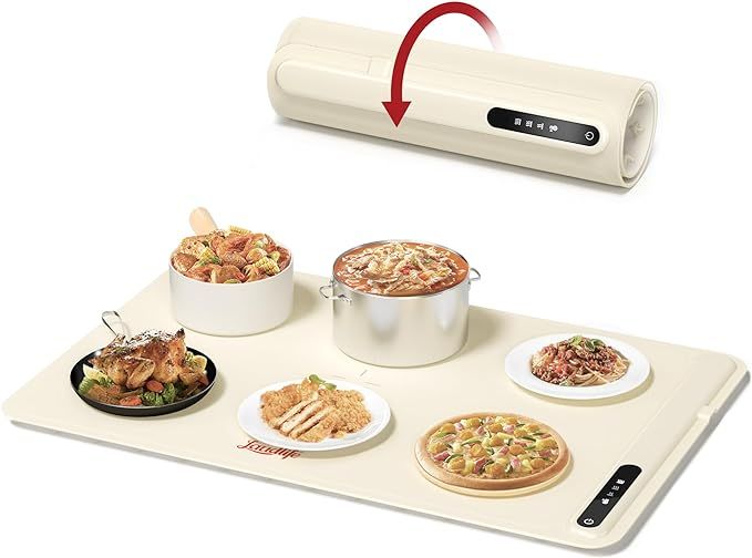 Electric Warming Tray with Adjustable Temperature, Laudlife Foldable Food Warmer for Parties Feat... | Amazon (US)