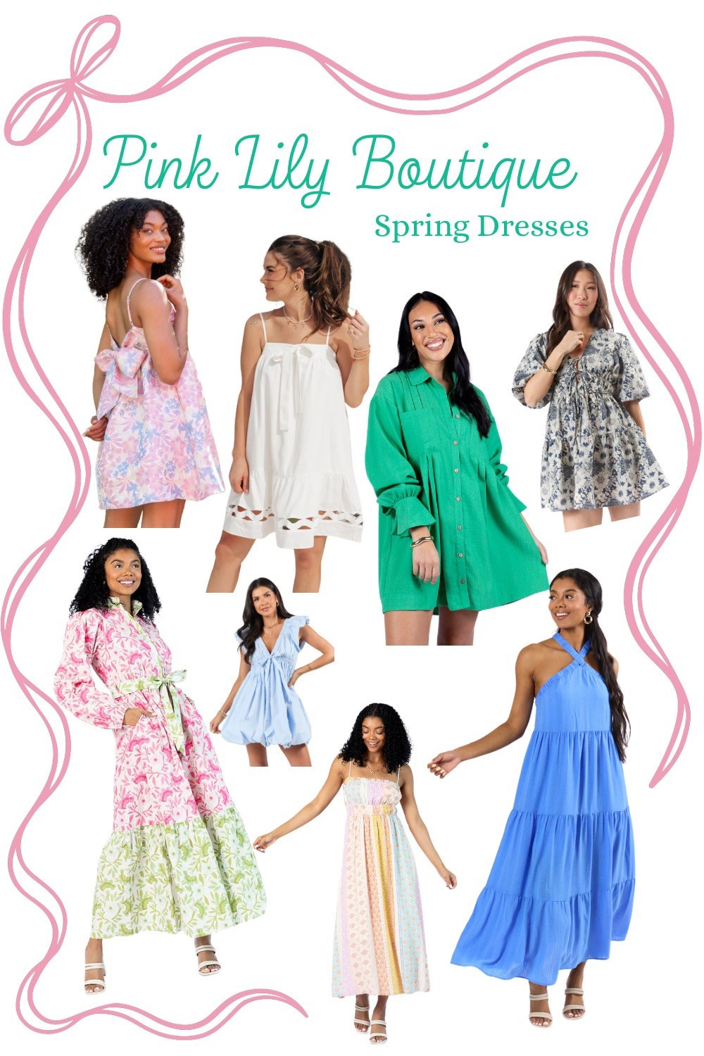 Spring dress finds from pink lily!!! All currently 40% off!!! 💐💐💐💐

#LTKStyleTip #LTKSaleAlert #LTKSeasonal