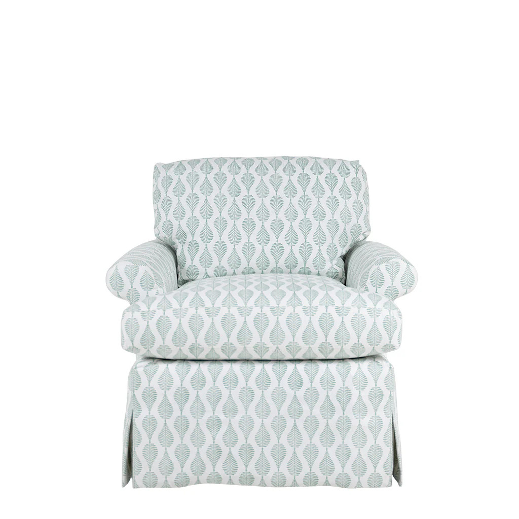 Miramar Swivel Chair, Jade | Blue Print