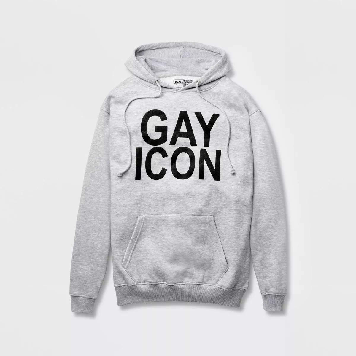 Pride Adult PHLUID Project Long Sleeve Hooded Jersey - Heather Gray XL | Target