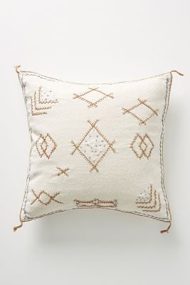 Joanna Gaines for Anthropologie Embroidered Sadie Pillow | Anthropologie (US)