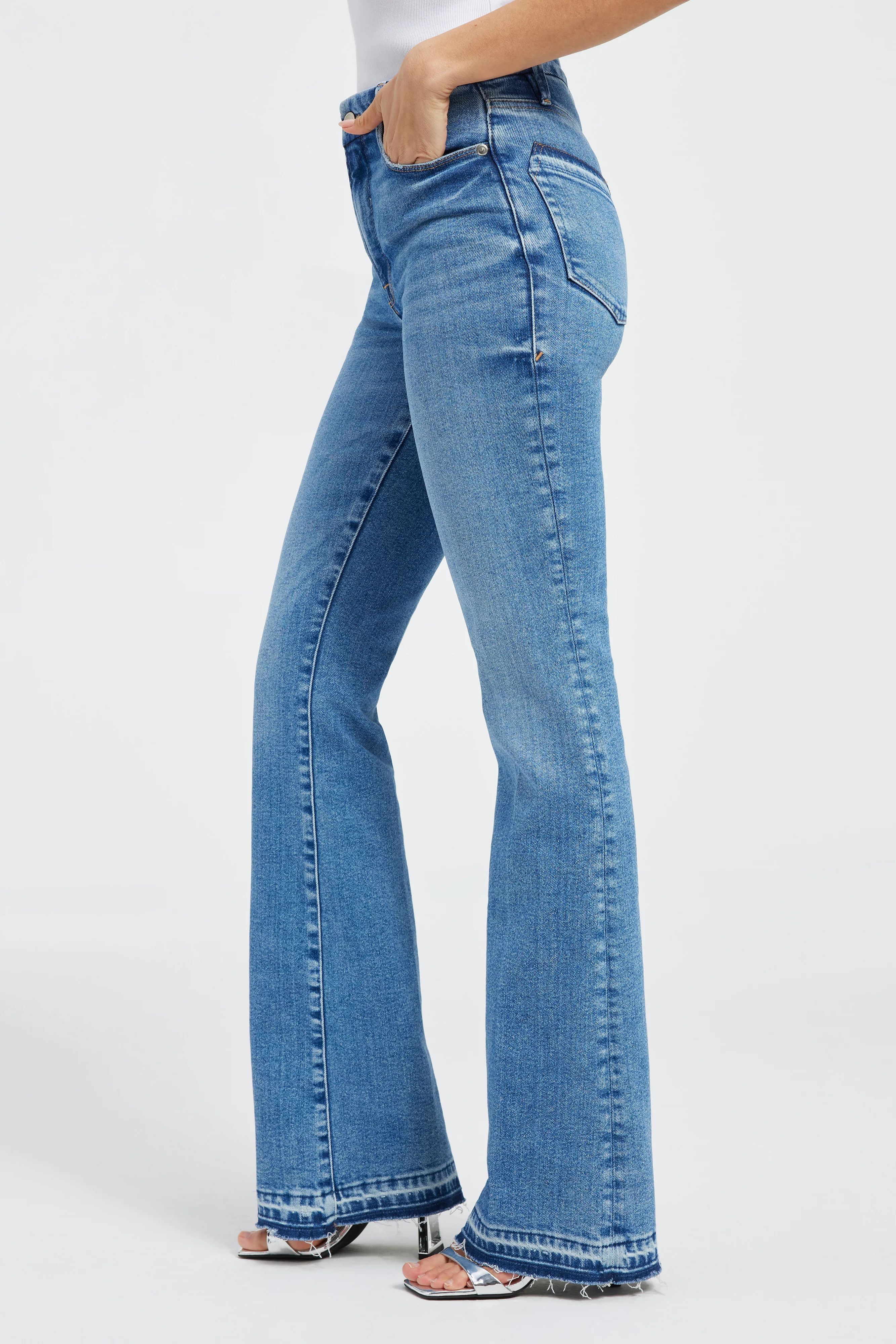 good classic bootcut jeans | Good American