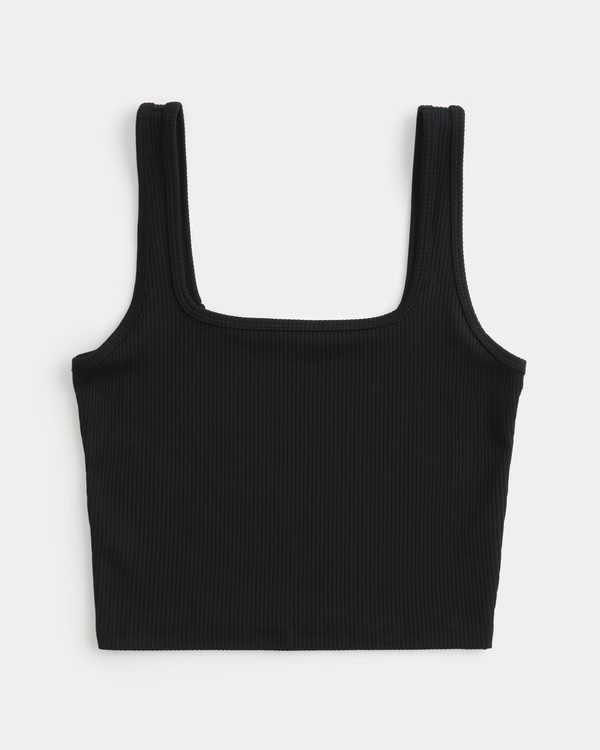 Ribbed Seamless Fabric Tank | Hollister (US)