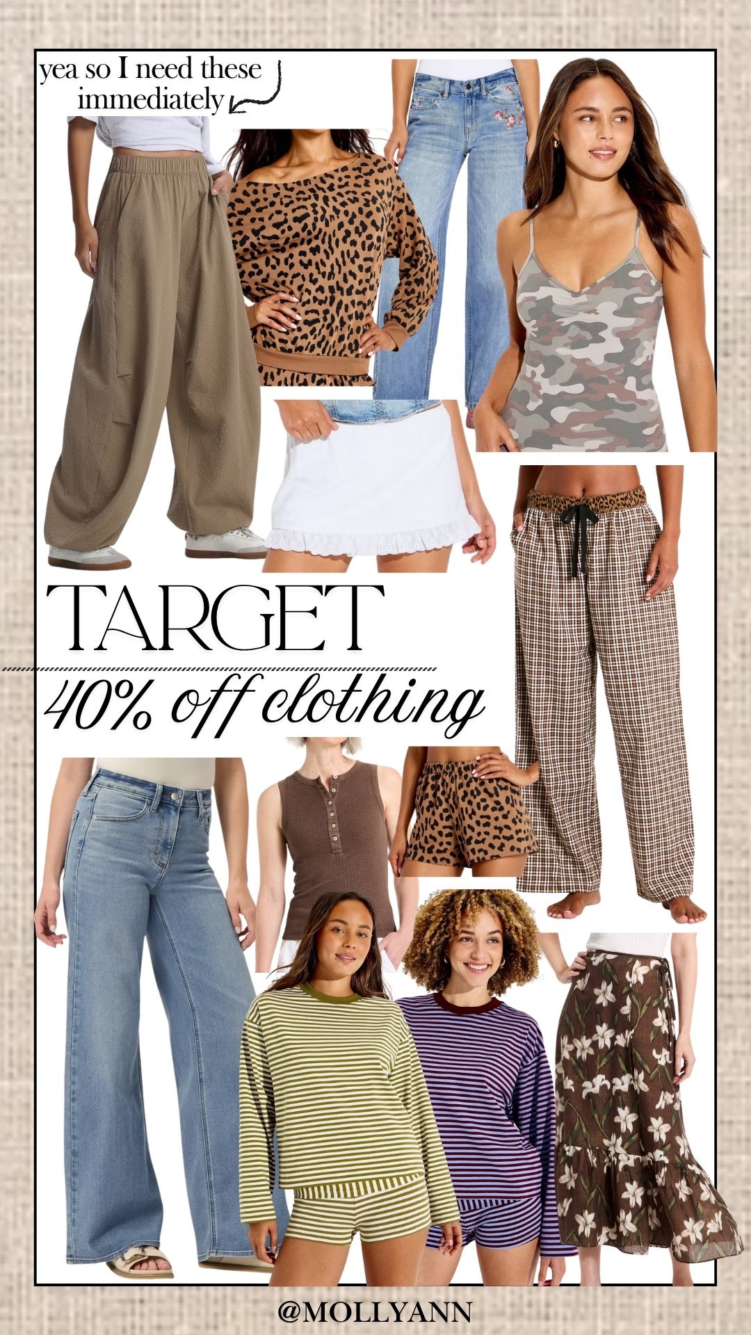Up to 40% off of Target clothing!!!

#LTKSaleAlert #LTKSeasonal #LTKootd