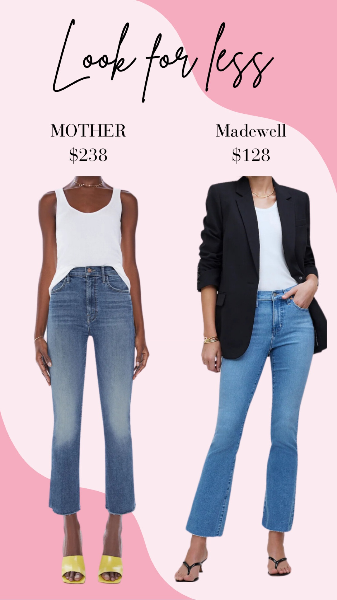 These look and fit exactly like designer jeans but cost $110 less!

#LTKstyletip