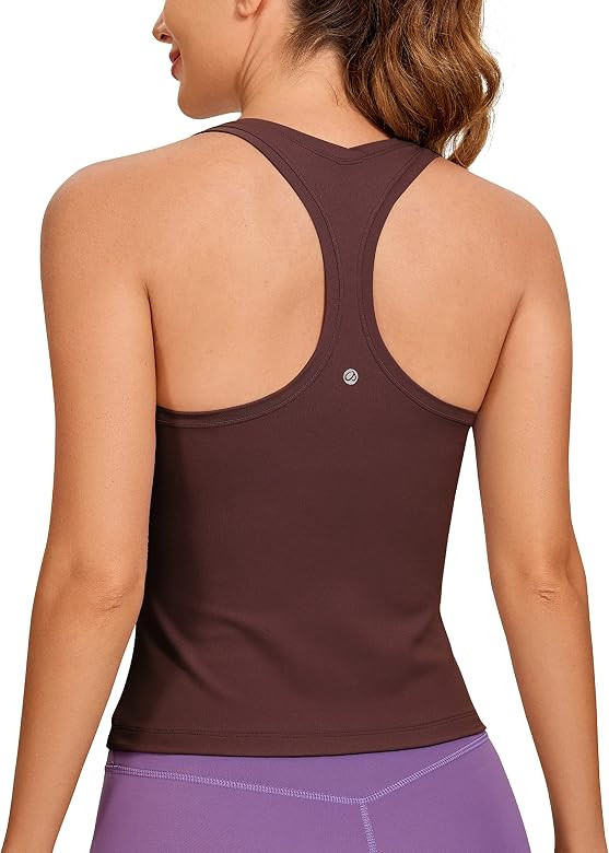 CRZ YOGA Butterluxe Racerback Workout Tank Tops for Women Sleeveless Gym Tops Athletic Yoga Shirt... | Amazon (US)