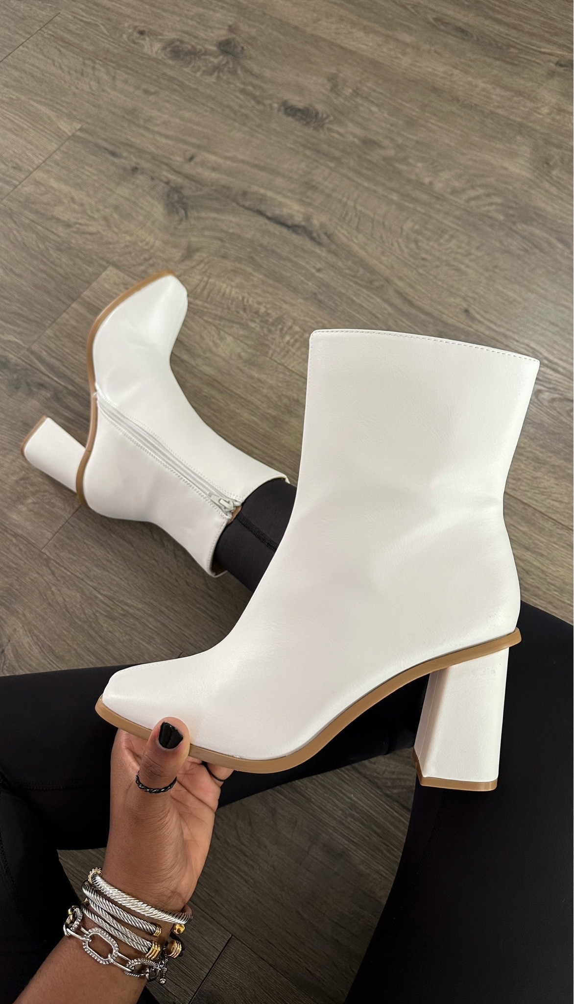 Boots: I went with my normal size(8). •Leggings: I am wearing a small. 

fall boots, ankle boots, women’s booties, boots for women, white boots, white ankle boots, stylish boots, fall style, winter boots, boots

#LTKfindsunder100 #LTKSeasonal #LTKshoecrush