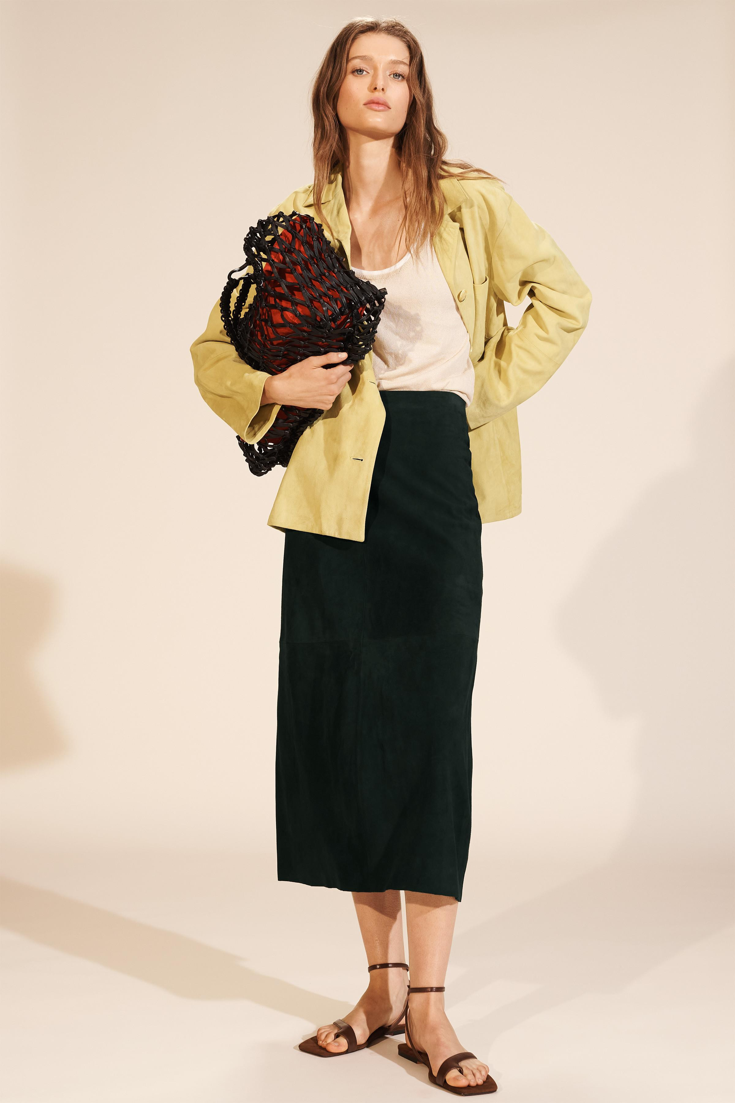 LIMITED EDITION SUEDE LEATHER POCKET SHIRT | Zara UK