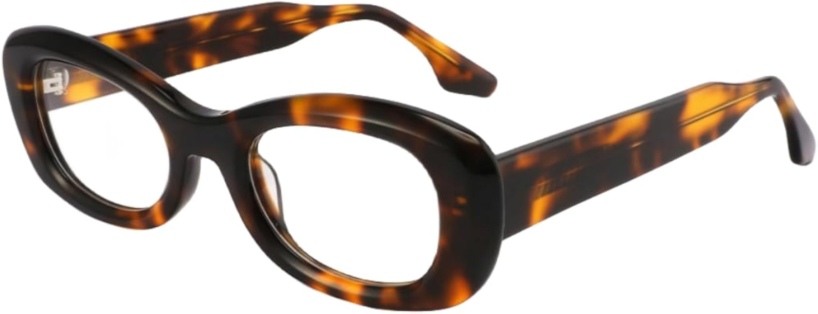 Vintage Full Rim Oval Acetate Eyeglass Frames Women Men Glasses Fashion Retro | Amazon (US)