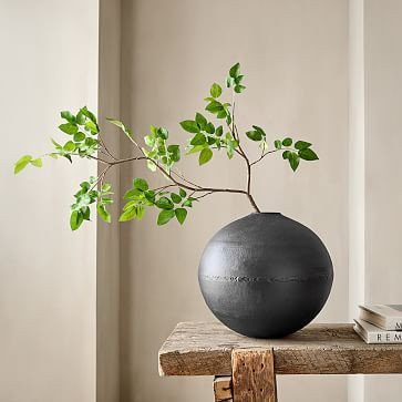 Faux Common Manzanita Bean Leaf Branch | West Elm (US)