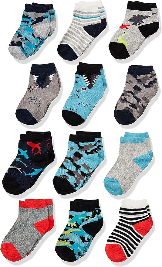 Spotted Zebra Kids Cotton Crew Socks | Amazon (US)