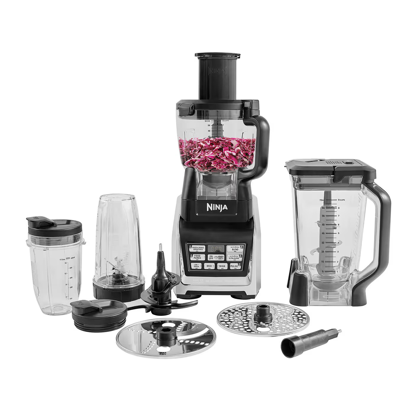 Ninja Complete Food Processor with Auto-iQ and Nutri Ninja 1500W - BL682UK2 | Ninja Kitchen UK