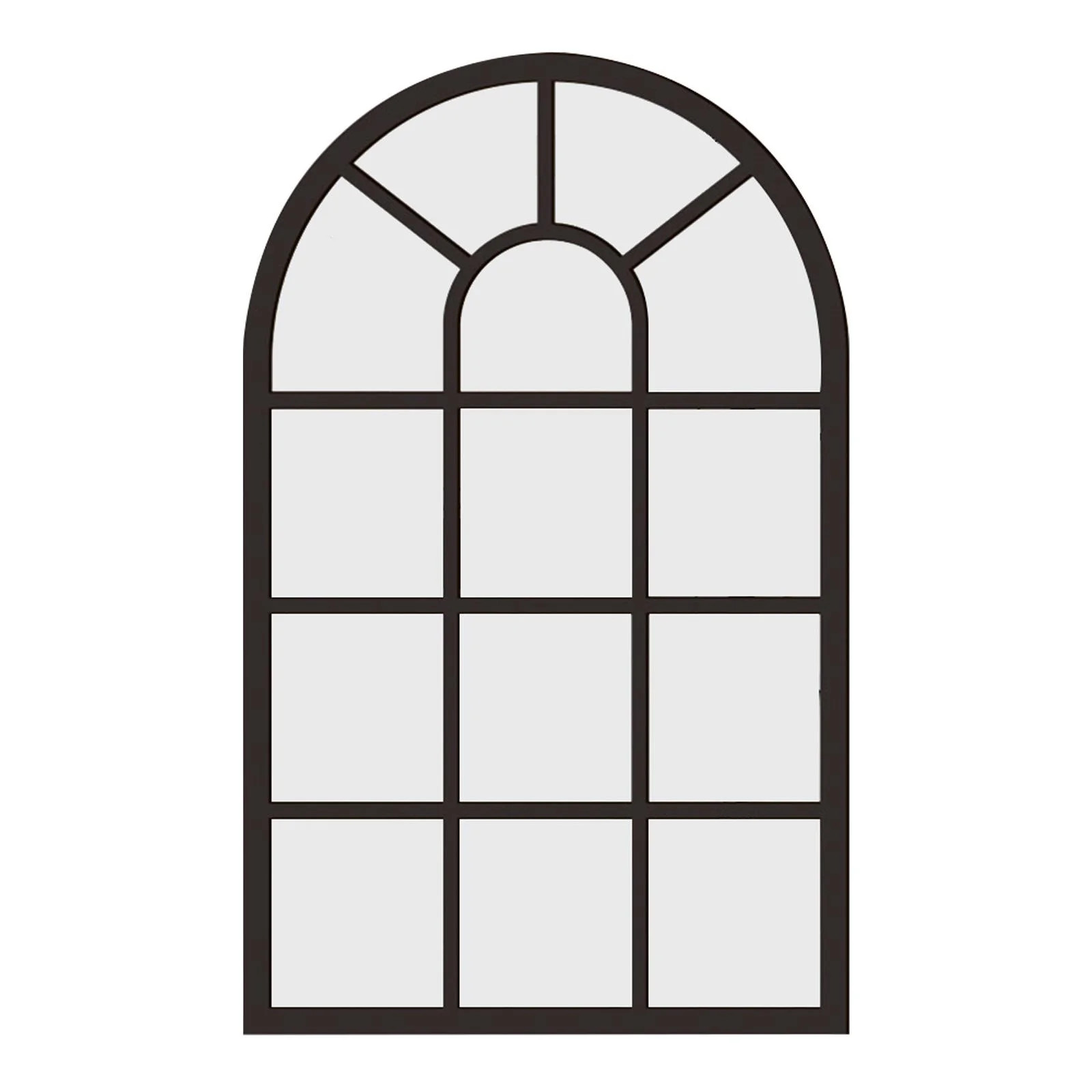 Abbracc Arched Window Wall Mirror Wall Art Simple Windowpane Arch Mirror,Decorative Mirror for Ba... | Walmart (CA)