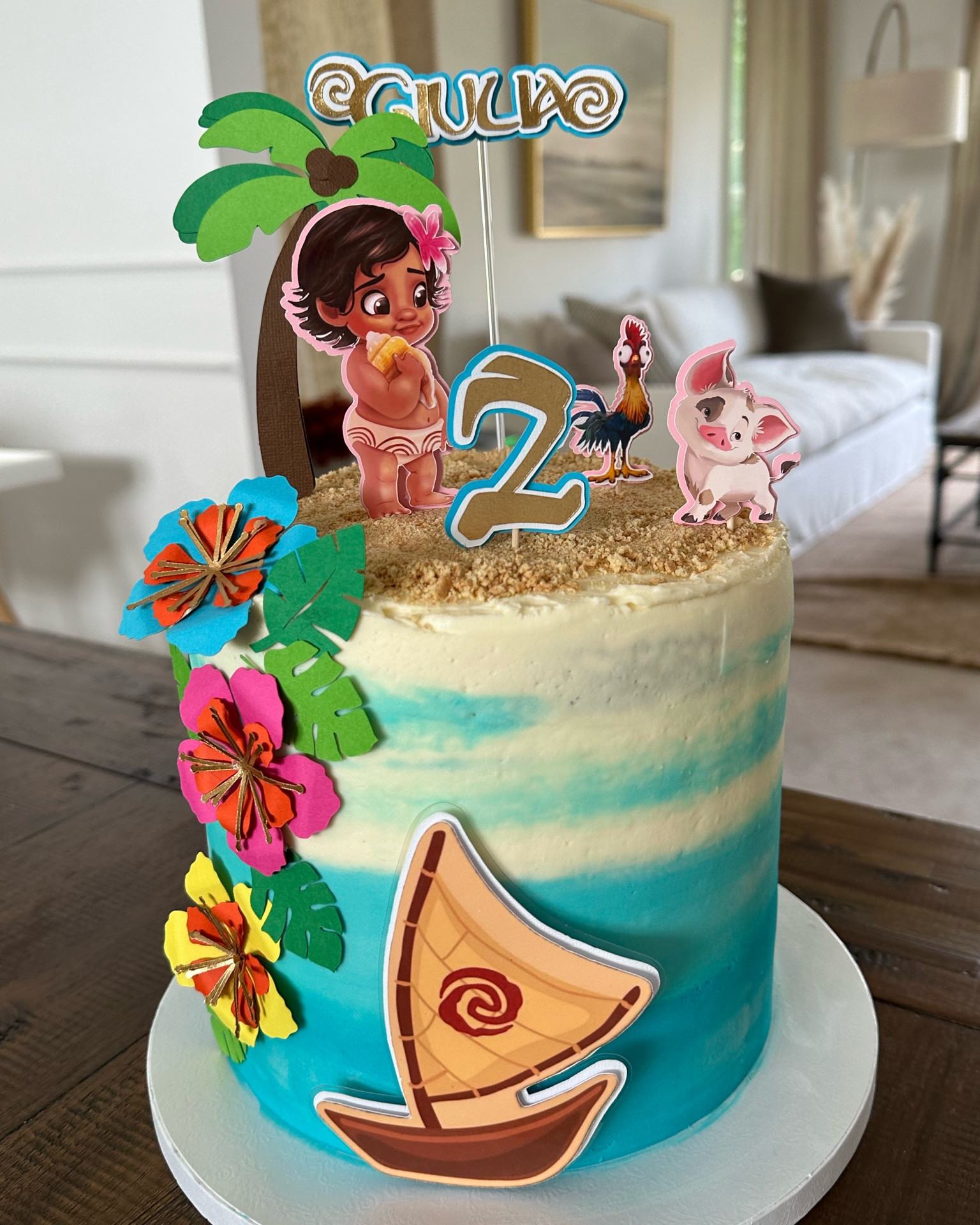 Amazing cake topper for a Moana Party home made from Etsy 

#LTKFamily #LTKKids
