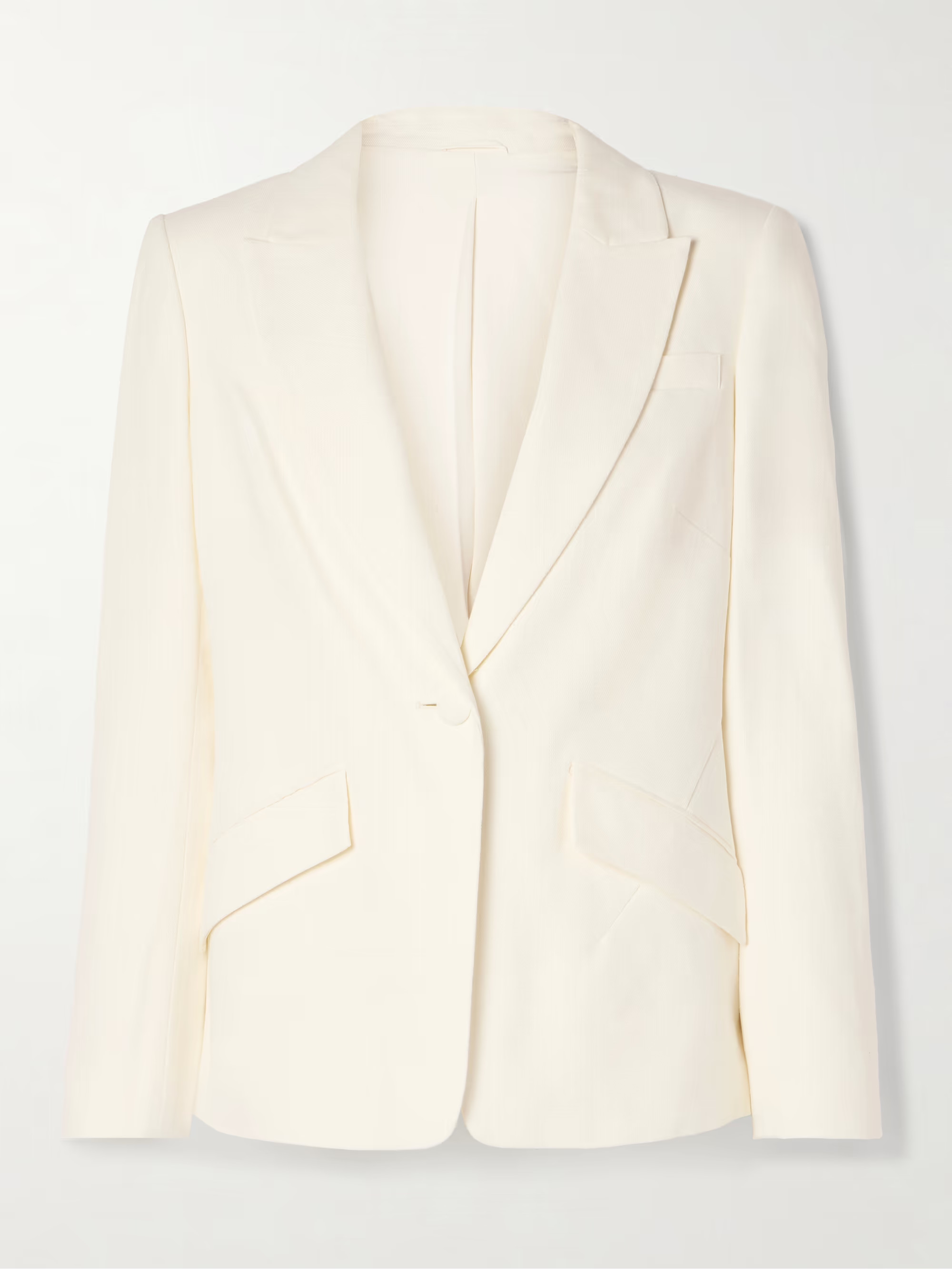 Cotton and linen-blend twill blazer | NET-A-PORTER (US)
