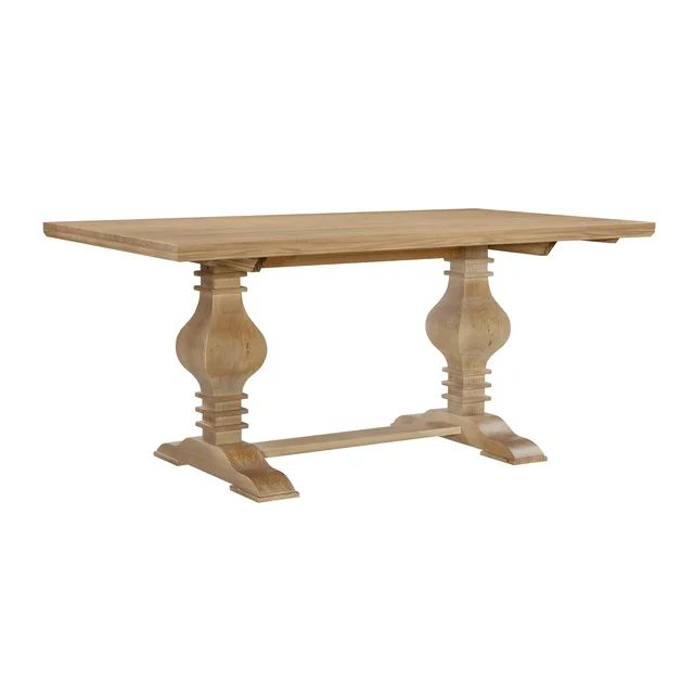 Powell Balasco Double Pedestal Dining Table, Rustic Honey | Walmart (US)