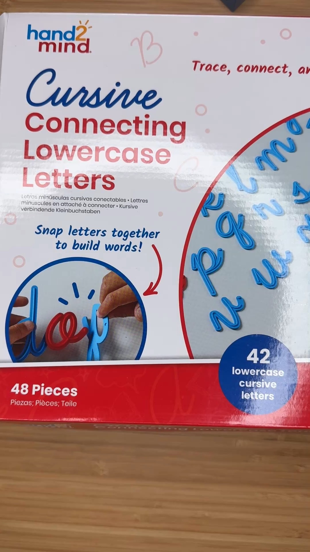 Tracing the letters from @hand2mind has helped my third graders so much with their cursive. #hand2mind #cursive #handwriting #teachingcursive #finemotorskills 

#LTKKids