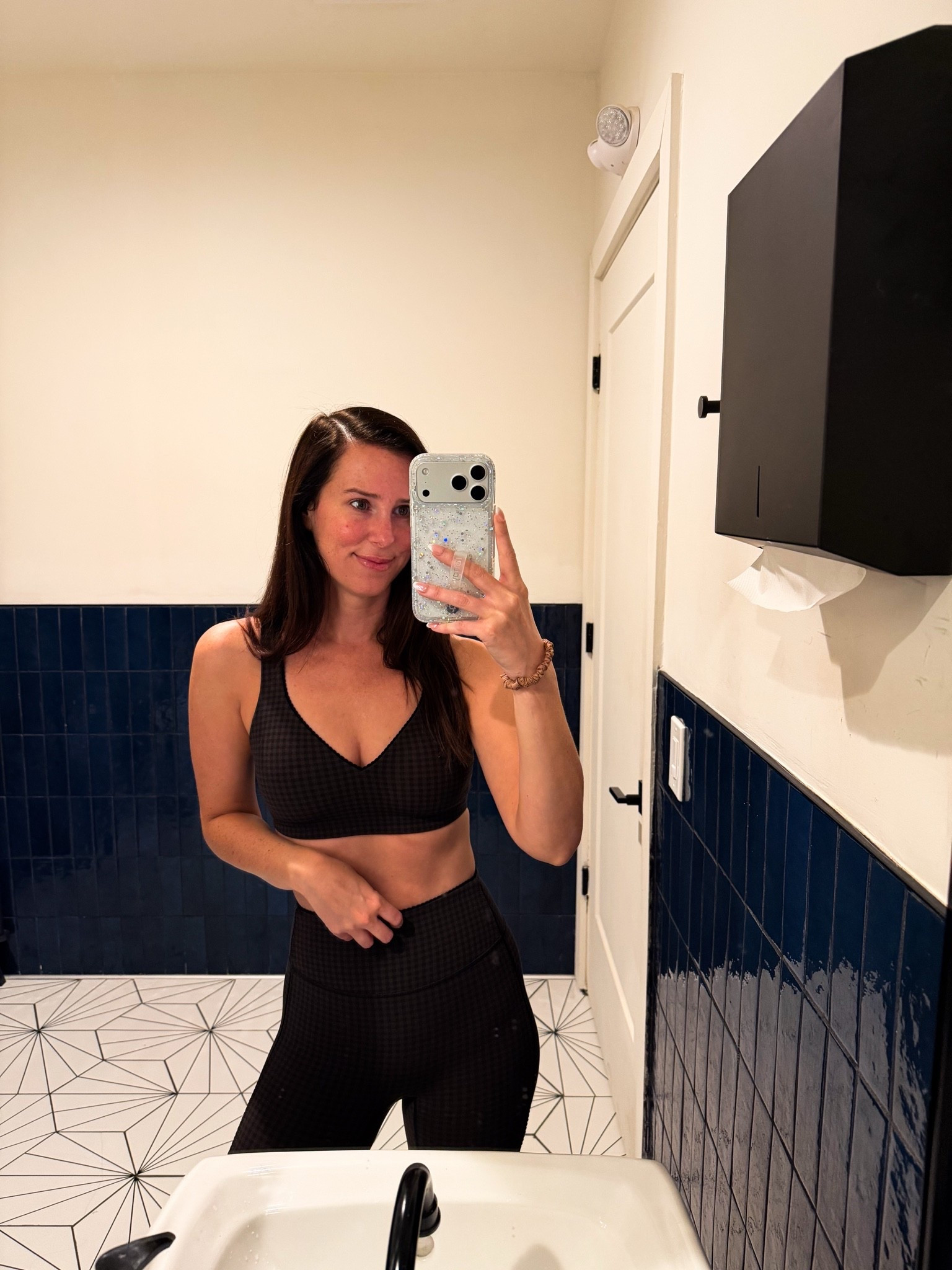 Workout set // matching set // sports bra // leggings // brown plaid // target // under $50 // Pilates // yoga

#LTKootd #LTKActive #LTKgrwm