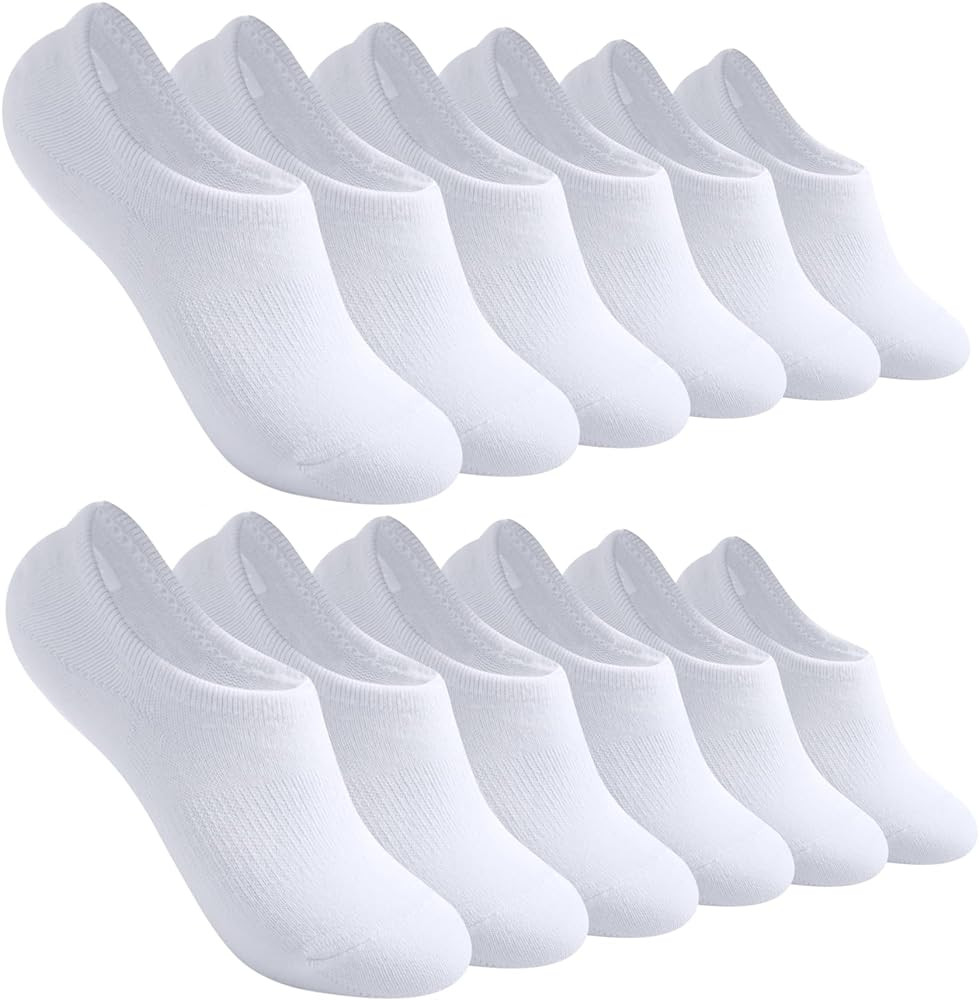 6 Pairs(white) | Amazon (US)