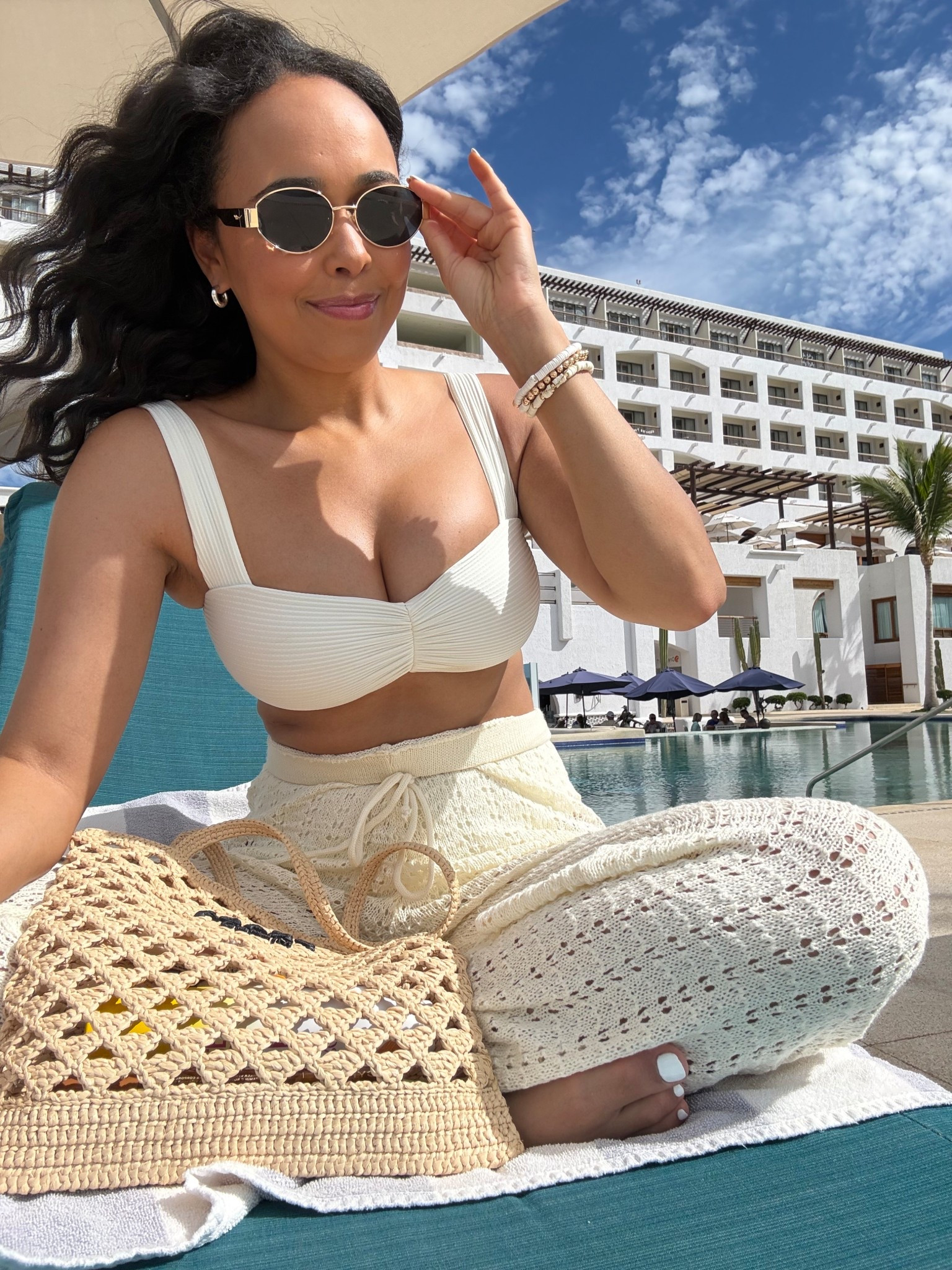 Everything I wore in Cabo! Styling my L*Space Bikini with these Amazon cover up pants in cream! I am a 32D, wearing a size small in both the top & bottom swim and could size up 1 size in the top! ☀️ Wearing a size M in the coverup for extra length! 

#LTKTravel #LTKootd #LTKSeasonal