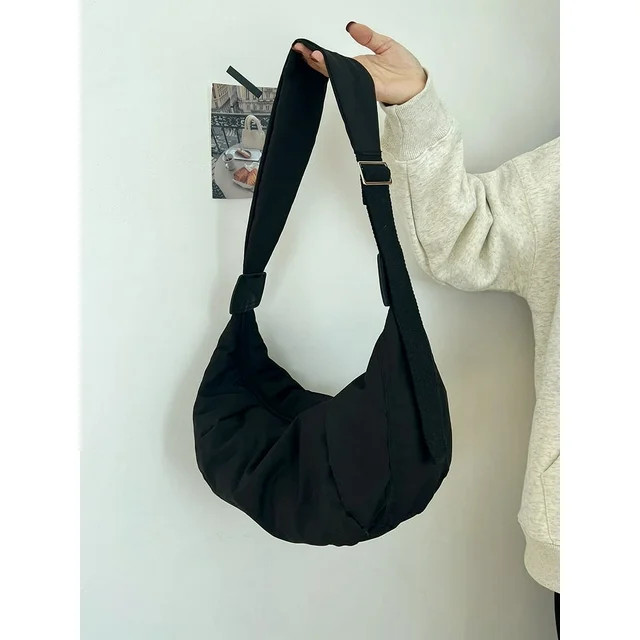 AnQingLueLv Crossbody Bag Bag Female New Large Capacity Dumpling Bag Down Cotton Casual Simple Sh... | Walmart (US)