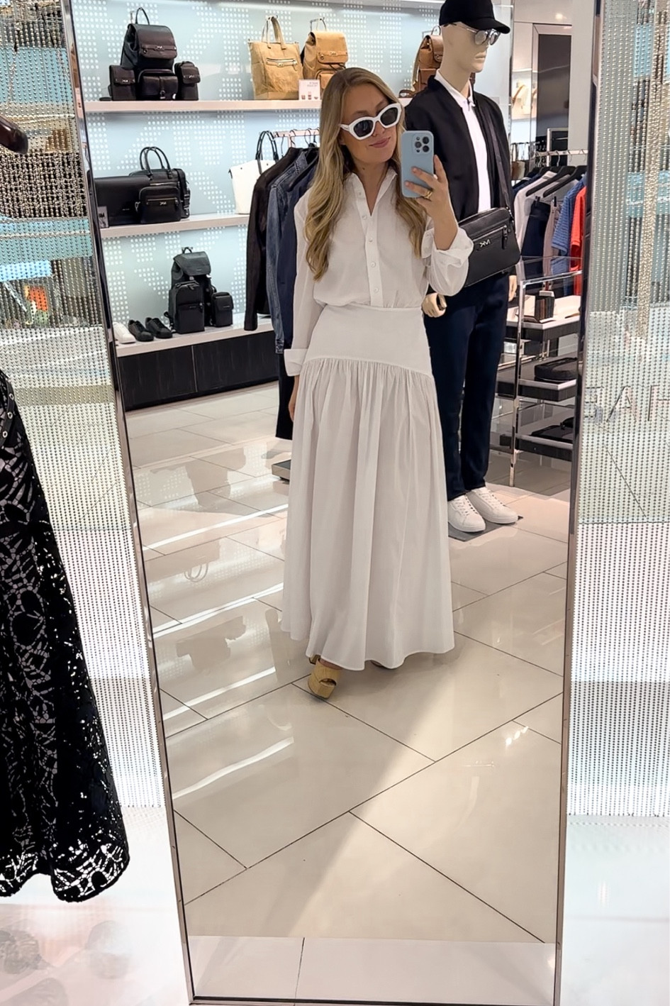 maxi white beach dress Solid Gold Maxi Dress main image 0