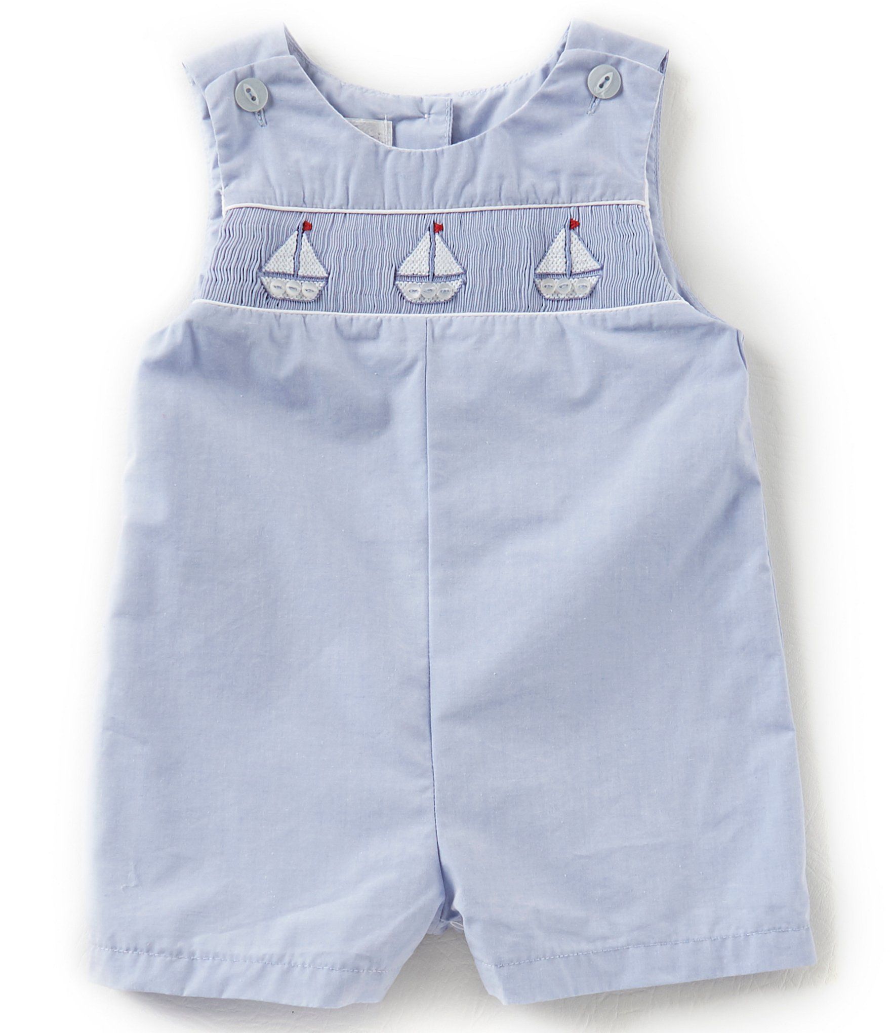 Petit Ami Baby Boys 3-24 Months Sailboat Shortall | Dillards Inc.