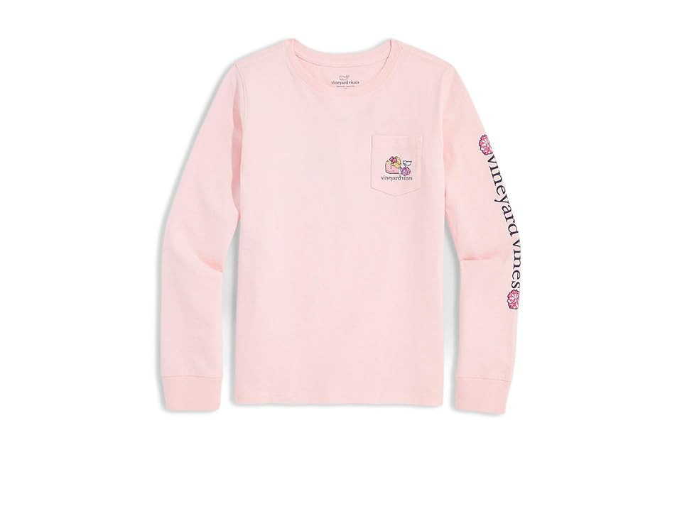 Vineyard Vines Kids Girls' Cheerleader Long Sleeve T-Shirts (Little Kid) Girl's T Shirt Flamingo : 2T, Cotton | Zappos