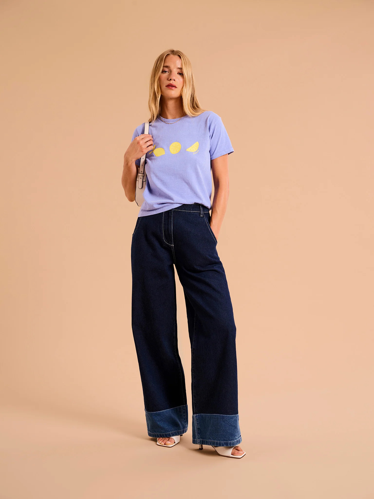 Portland Contrast Raw Denim Jean in Dark Wash | OMNES | Jeans | Sustainable & Affordable Clothing... | OMNES UK