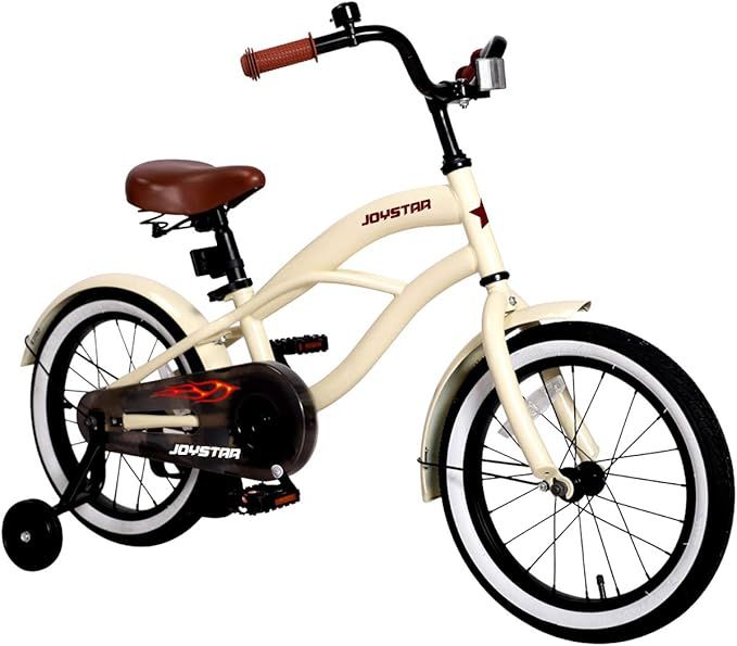 JOYSTAR 12" 14" 16" Kids Cruiser Bike with Training Wheels for Ages 2-7 Years Old Girls & Boys, T... | Amazon (US)