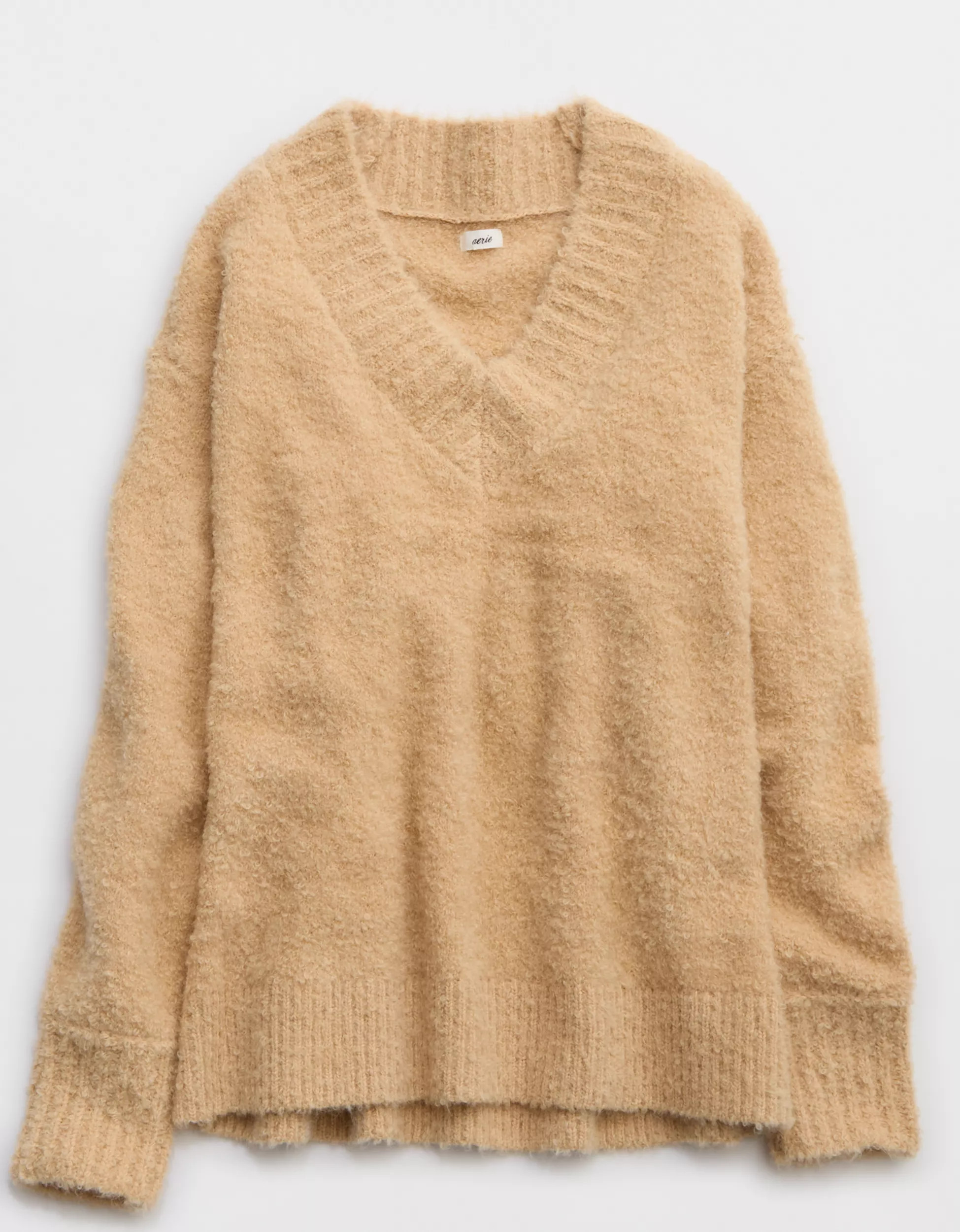 Aerie Teddy Boucle Sweater | American Eagle Outfitters (US & CA)