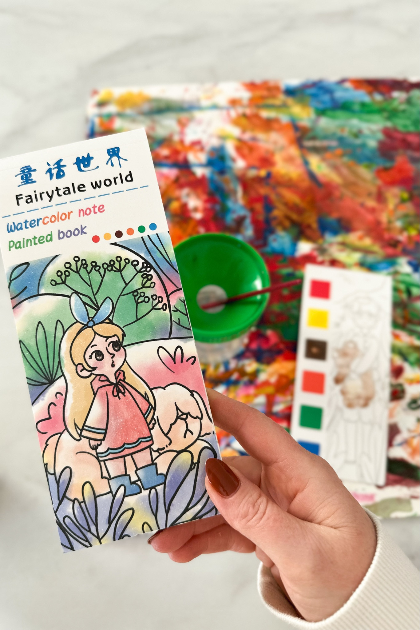 Such an easy painting activity. Low mess, paint chips on each page, kid and adult friendly! 

#LTKKids #LTKFamily #LTKGiftGuide