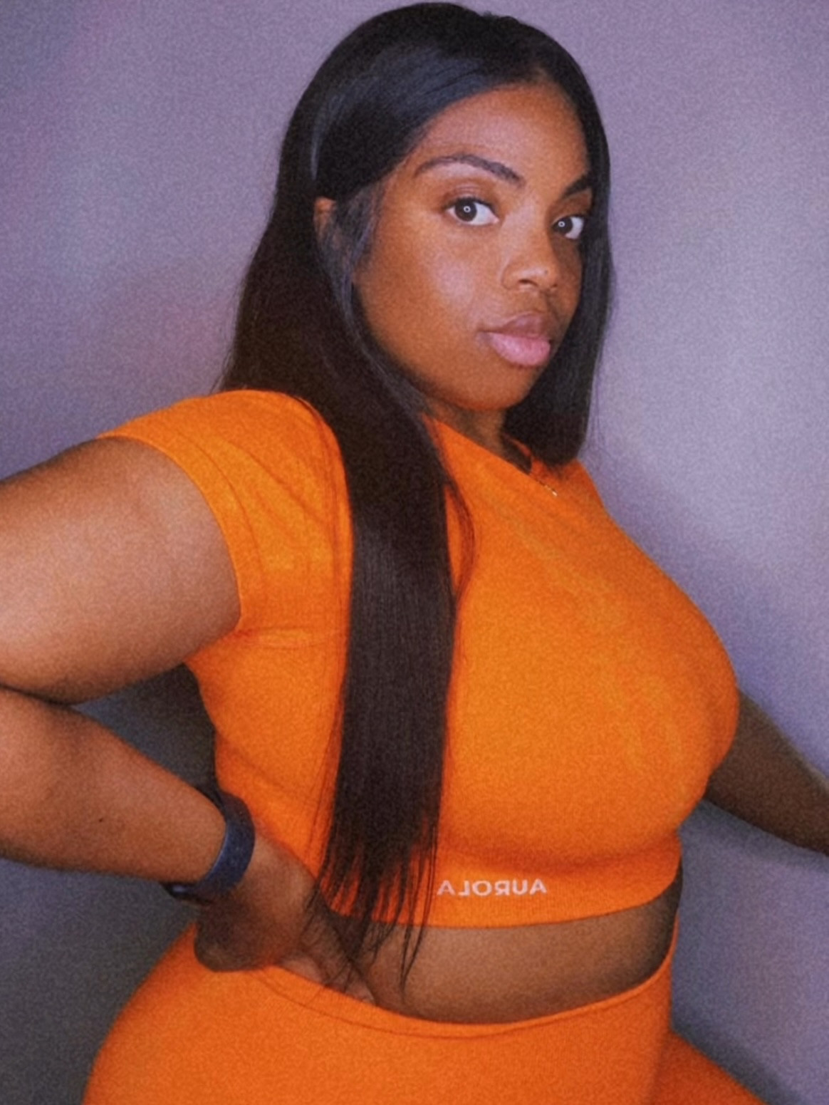 I think orange 🍊 is my new color 🧡🍑

Set from- @aurolaus 

#aurola #workoutset #workoutclothing