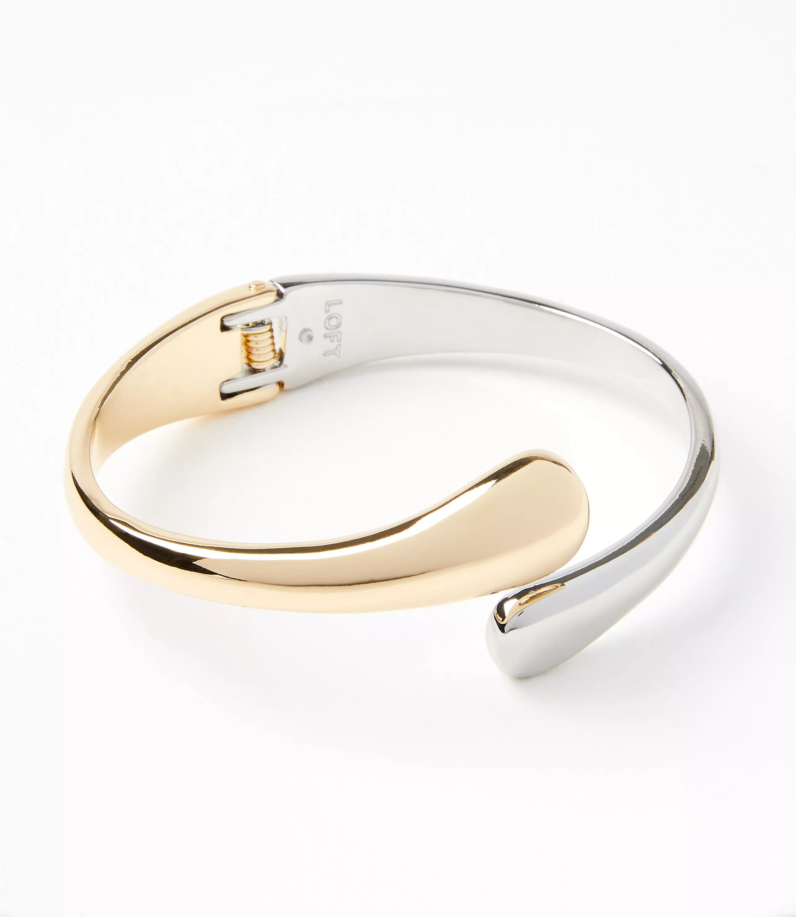 Mixed Metal Cuff Bracelet | LOFT
